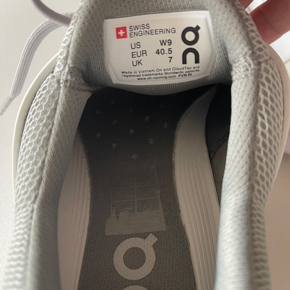 On WOMEN'S CLOUDSWIFT White Running Glacier/White - Picture 6 of 8